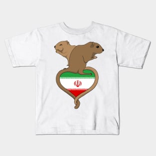 Gerbil Iran (light) Kids T-Shirt